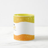 Phantastisch Grau gelb Tasse (Zentrum)