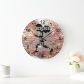 PHANTASTISCH GRUNGE GYM GROßE WANDUHR (Zuhause)