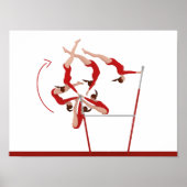 Phantastisch Gymnastik Poster - Ungerade Bars (Vorne)