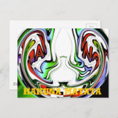 Phantastisch Hakuna Matata Whirlpool Kunstdrucken Postkarte (Vorne/Hinten)