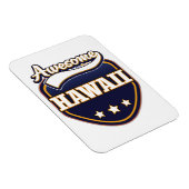 Phantastisch Hawaii Sportlogo Magnet (Rechte Seite)