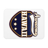 Phantastisch Hawaii Sportlogo Magnet (Horizontal)