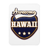 Phantastisch Hawaii Sportlogo Magnet (Vertikal)