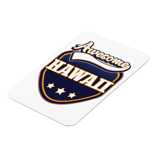 Phantastisch Hawaii Sportlogo Magnet (Linke Seite)
