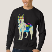 Phantastisch Husky Siberian Husky Husky Sweatshirt (Vorderseite)