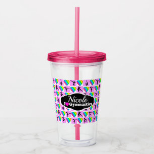 PHANTASTISCH I LIEBE GYMNASTICS-DESIGN ACRYLTRINKBECHER