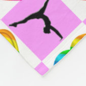 PHANTASTISCH I LIEBE GYMNASTICS-DESIGN FLEECEDECKE (Ecke)
