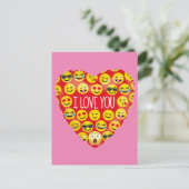 Phantastisch Ich Liebe Sie Emoji Geschenk Postkarte (Stehend Vorderseite)