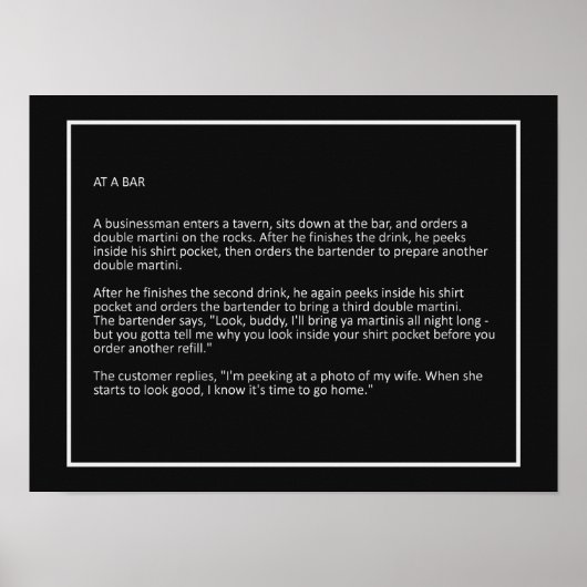 Phantastisch Jokes benutzerdefiniertes Farbposter  Poster (Vorne)