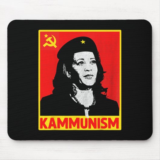 Phantastisch Kamala Harris Kammunismus Kommunismus Mousepad (Vorne)