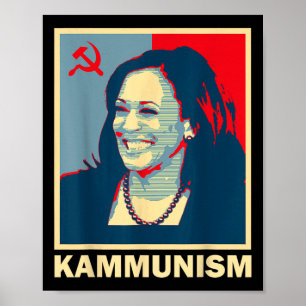 Phantastisch Kamala Harris Kammunismus Kommunismus Poster