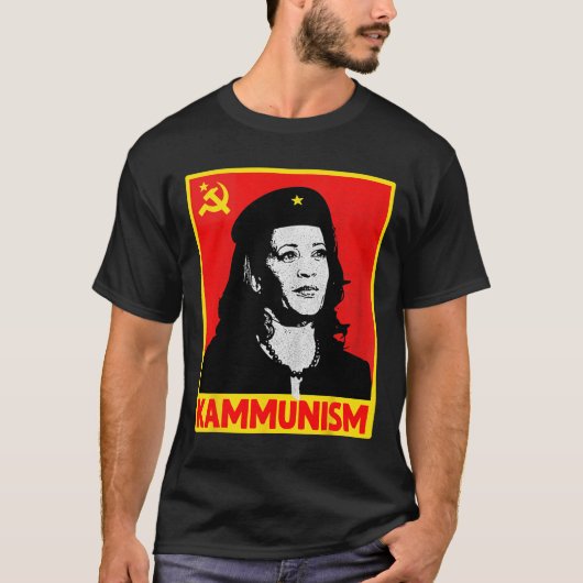 Phantastisch Kamala Harris Kammunismus Kommunismus T-Shirt (Vorderseite)