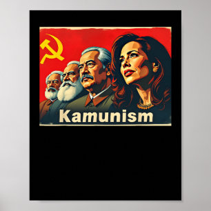 Phantastisch Kamunismus Commie La Harris 2024 Poster