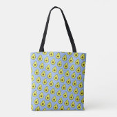 Phantastisch Kawaii Avocado Pattern Tasche (Rückseite)