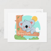 Phantastisch Koala Feiertagspostkarte (Vorne/Hinten)