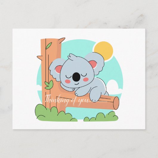 Phantastisch Koala Feiertagspostkarte (Vorderseite)