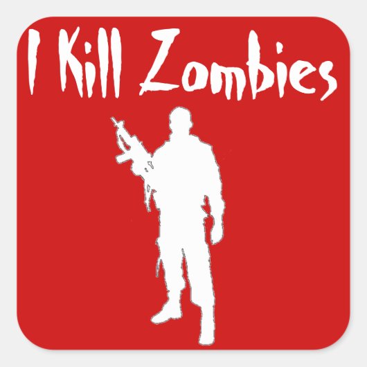 PHANTASTISCH KÖNNE ICH ZOMBIES - STICKER (Vorderseite)