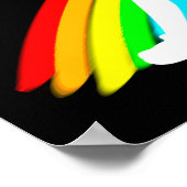 PHANTASTISCH LAUFEN WIE EIN MÄDCHEN PERSONALISIERT POSTER (Ecke)