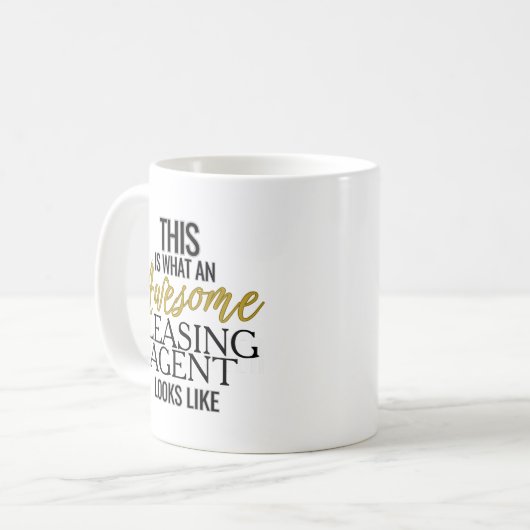 Phantastisch Leasing-Agent | Funny Gift Kaffeetasse (Vorderseite Links)