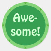 Phantastisch - Lehreraufkleber Runder Aufkleber (Vorderseite)