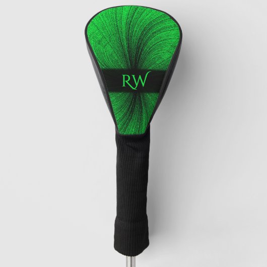 Phantastisch Limon mit Black Splash Golf Headcover (Vorderseite)