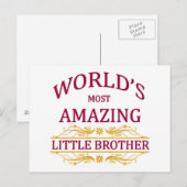 Phantastisch Little Brother Postkarte (Vorne/Hinten)