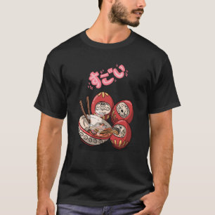 Phantastisch Lucky Daruma schlürfen Nudeln Japan T-Shirt