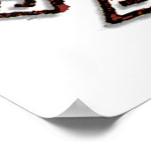 Phantastisch Machu_Picchu Cusco Peru Zeichnend Poster (Ecke)