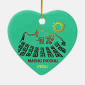 Phantastisch Machu Picchu Keramik Ornament (Hinten)