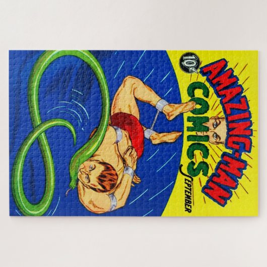 Phantastisch-Man-Comicen Nr. 5 Puzzle (Horizontal)