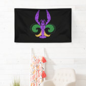 Phantastisch Mardi Gras Fleur Lis Crawfish New Orl Banner (Insitu)