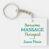 Phantastisch Massagetherapeut individuell Schlüsselanhänger (Vorderseite)