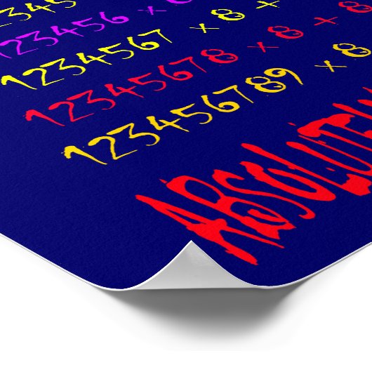 Phantastisch Mathematik Poster (Ecke)