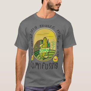 Phantastisch Maze Maze Cornfield Herbstfestival T-Shirt