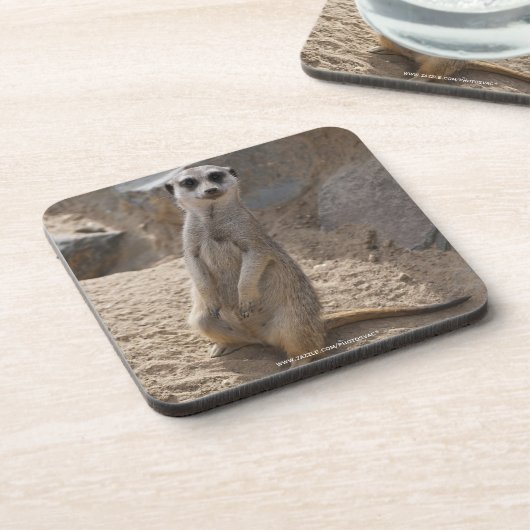 Phantastisch Meerkat Untersetzer (Linke Seite)
