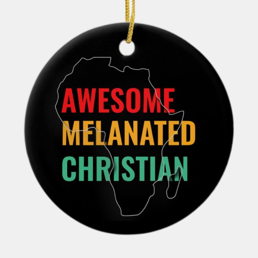 Phantastisch melaniert Christlich Keramik Ornament (Vorne)