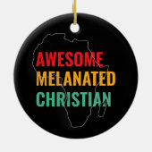 Phantastisch melaniert Christlich Keramik Ornament (Hinten)