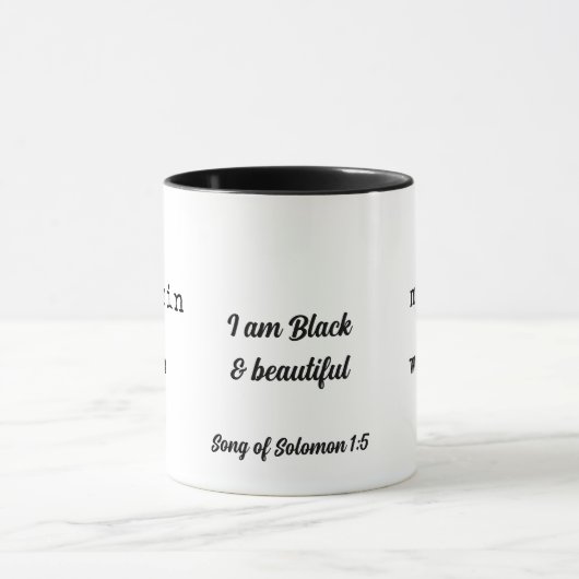 PHANTASTISCH MELANIN FRAU | Christlich anpassbar Tasse (Zentrum)