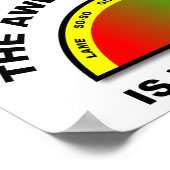 Phantastisch Meter Funny Poster (Ecke)