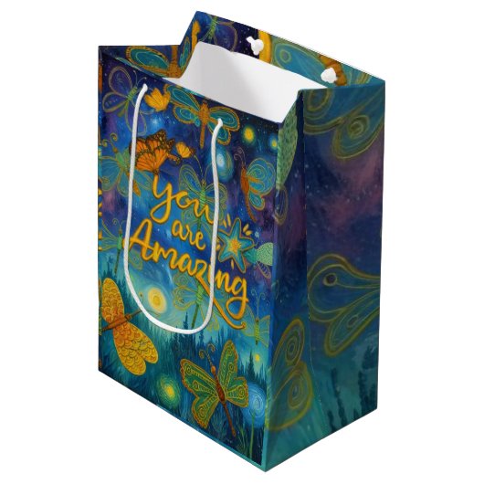 Phantastisch Mittlere Geschenktüte (Vorderseite Schrägansicht)