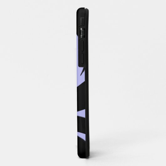 Phantastisch Modern Art Black und Lavendel Case-Mate iPhone Hülle (Hinten/Links)