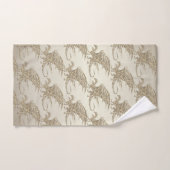 Phantastisch Mosaik Dragon Golden Badhandtuch Set (Handtuch)