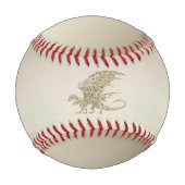 Phantastisch Mosaik Dragon Golden Baseball (Rückseite)
