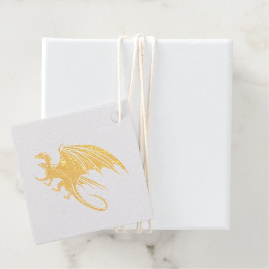 Phantastisch Mosaik Dragon Golden Geschenkanhänger (Mit Box)