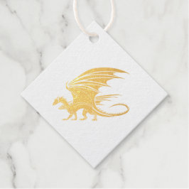 Phantastisch Mosaik Dragon Golden Geschenkanhänger
