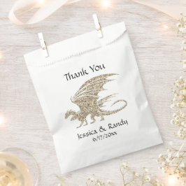 Phantastisch Mosaik Dragon Golden Geschenktütchen