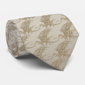 Phantastisch Mosaik Dragon Golden Krawatte (Gerollt)