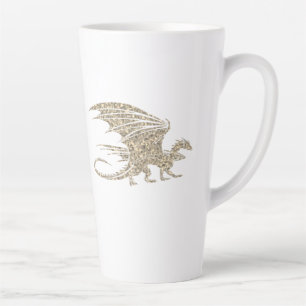 Phantastisch Mosaik Dragon Golden Milchtasse
