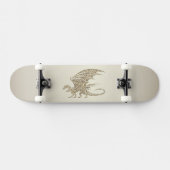 Phantastisch Mosaik Dragon Golden Skateboard (Horizontal)