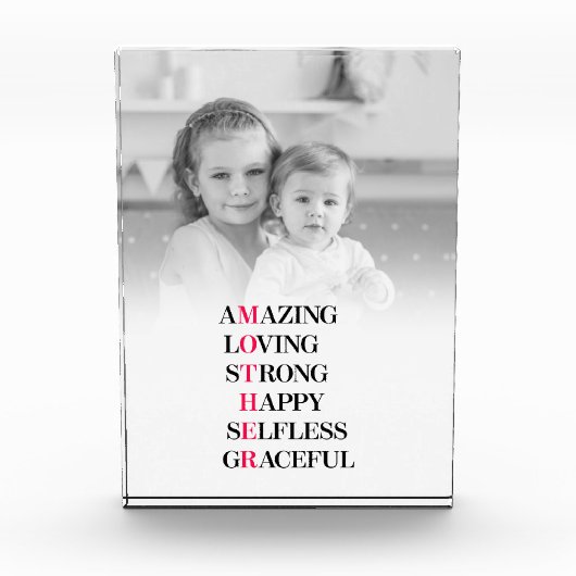 Phantastisch Mother Acronym Custom Foto (Vorderseite)